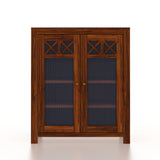 LYON Solid Sheesham Wood Shoe Rack Cabinet - 3 Years Warranty