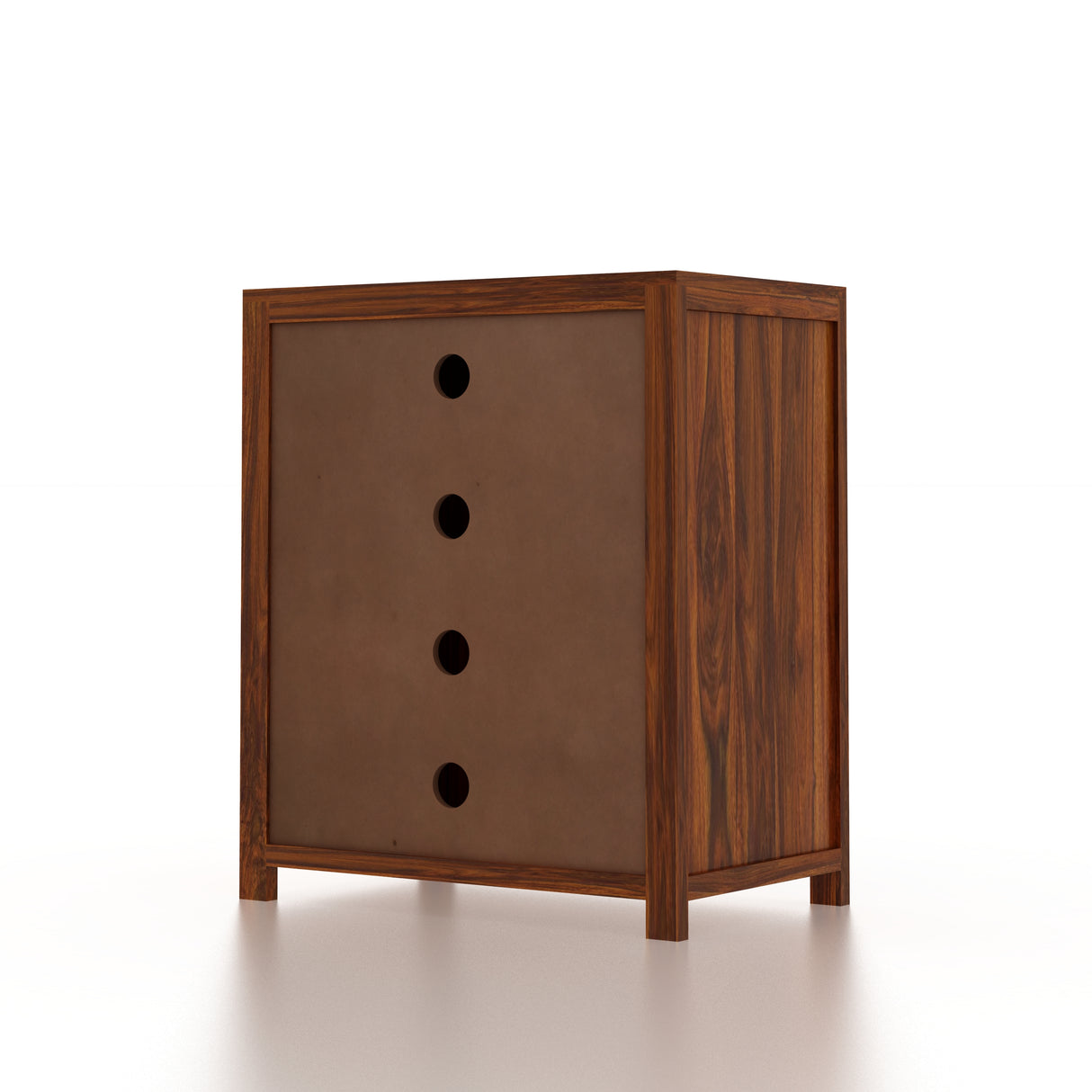 LYON Solid Sheesham Wood Shoe Rack Cabinet - 3 Years Warranty