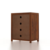 LYON Solid Sheesham Wood Shoe Rack Cabinet - 3 Years Warranty