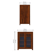 LYON Solid Sheesham Wood Shoe Rack Cabinet - 3 Years Warranty