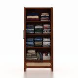 Naptune Solid Sheesham Wood Wardrobe With  Two Doors and Drawer - 3-Year Warranty
