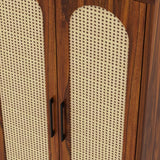 Naptune Solid Sheesham Wood Wardrobe With  Two Doors and Drawer - 3-Year Warranty