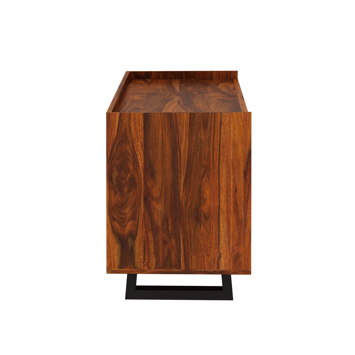 Victoria Solid Sheesham Wood Sideboard With Doors and Drawer Storage - 3 years Warranty(Luxe Edition)