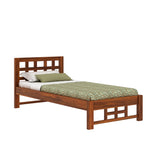 Simons Solid Sheesham Wood Single Bed - 3 Years Warranty