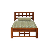 Simons Solid Sheesham Wood Single Bed - 3 Years Warranty