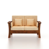 Nirvana Solid Sheesham Wood Two Seater Sofa - 3 Years Warranty