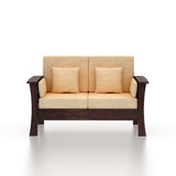 Nirvana Solid Sheesham Wood 2 Seater Sofa - 3 Years Warranty
