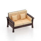 Nirvana Solid Sheesham Wood 2 Seater Sofa - 3 Years Warranty
