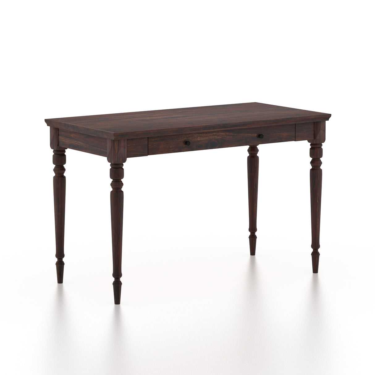 Pillar Solid Sheesham Wood Study Table - 3 Years Warranty