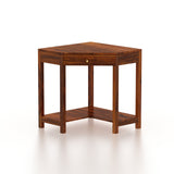 Swiss Solid Sheesham Wood Study Table With Storage - 3 Years Warranty