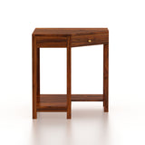 Swiss Solid Sheesham Wood Study Table With Storage - 3 Years Warranty