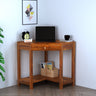 Swiss Solid Sheesham Wood Study Table With Storage - 3 Years Warranty