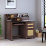 Maharaja Solid Sheesham Wood Study Table With Storage and Rattan Detailing - 3 Years Warranty