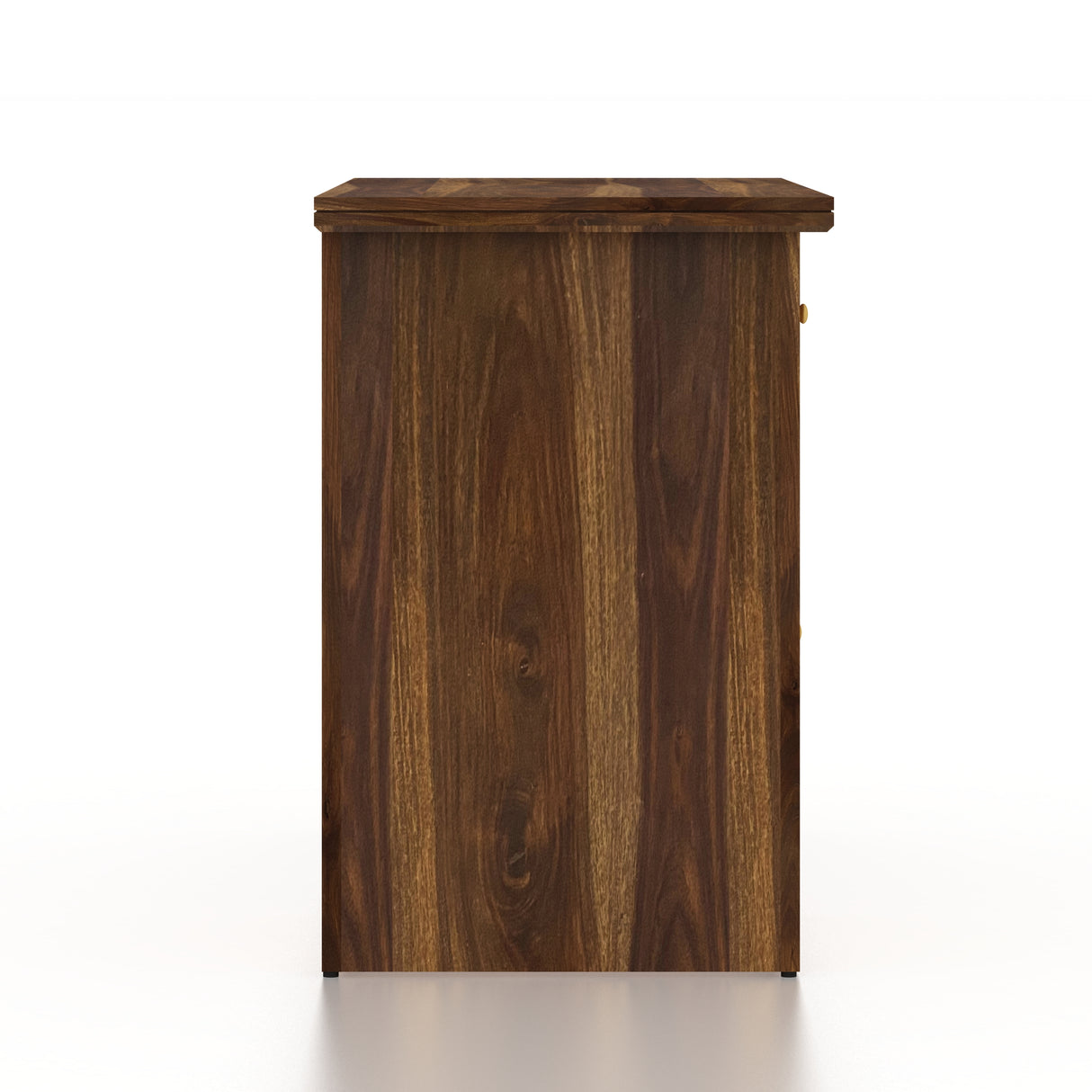 Syrus Solid Sheesham Wood Study Table With Storage and Rattan Detailing(BIG) - 3 Years Warranty