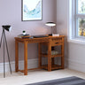Armania Solid Sheesham Wood Study Table With Open Shelf Storage - 3 Years Warranty