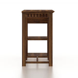 Armania Solid Sheesham Wood Study Table With Open Shelf Storage - 3 Years Warranty