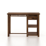 Armania Solid Sheesham Wood Study Table With Open Shelf Storage - 3 Years Warranty
