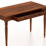 Pillar Solid Sheesham Wood Study Table - 3 Years Warranty