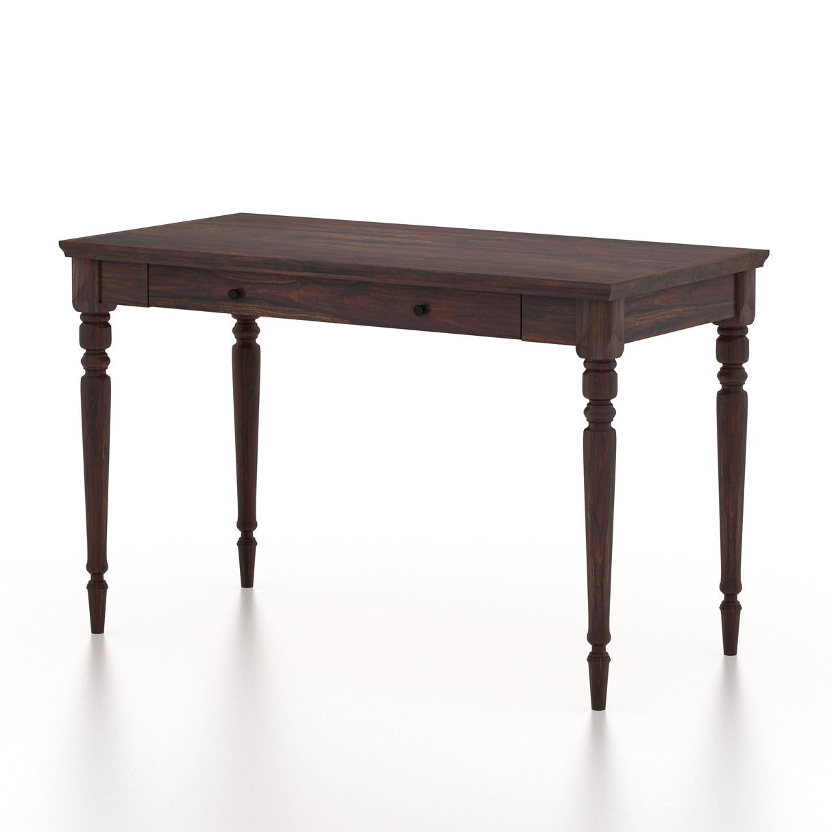 Pillar Solid Sheesham Wood Study Table - 3 Years Warranty