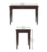 Pillar Solid Sheesham Wood Study Table - 3 Years Warranty