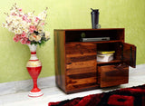 Foster Solid Sheesham Wood TV Unit - 3 Years Warranty