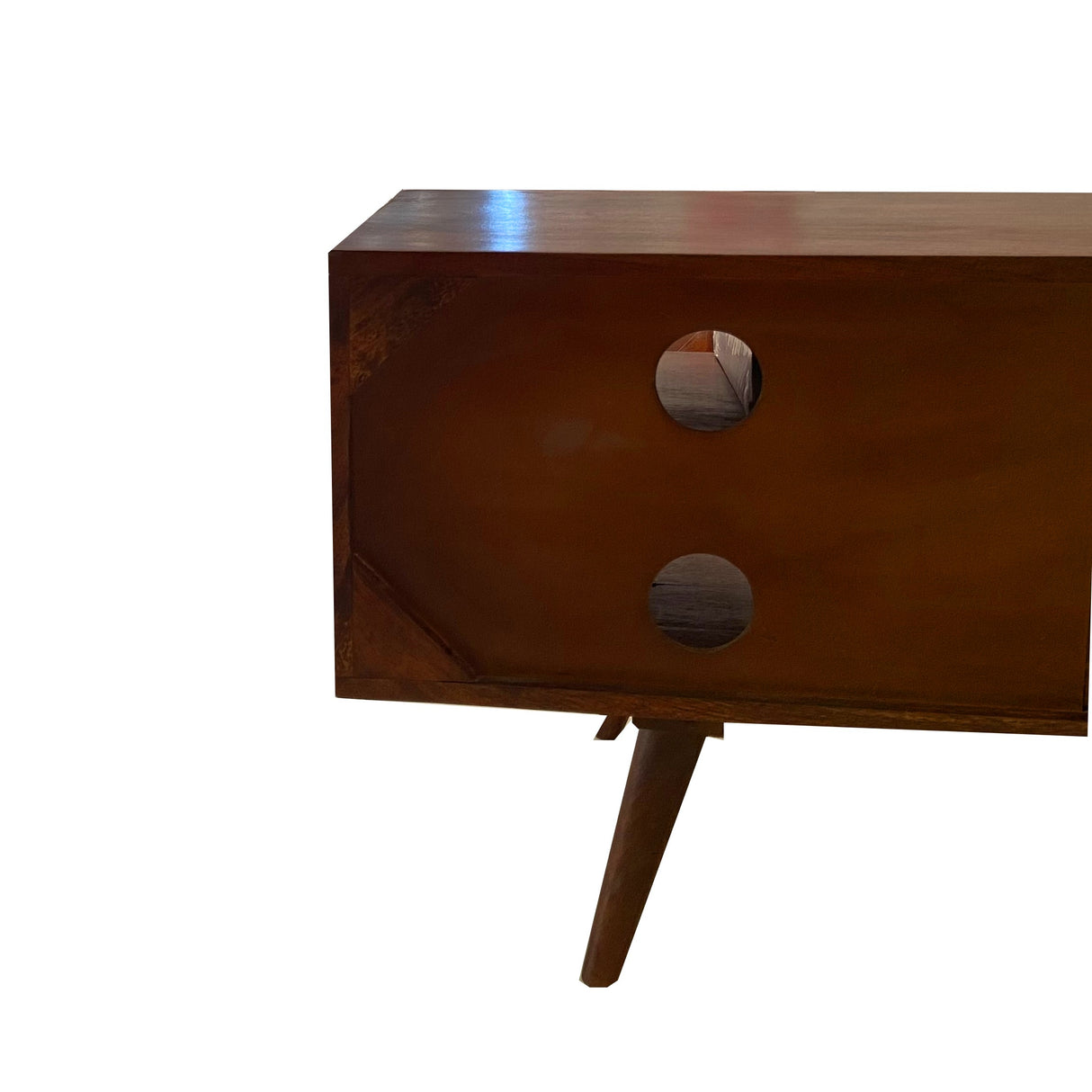Ronny Solid Sheesham Wood TV Unit - 3 Years Warranty