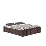 Scott Solid Sheesham Wood Bed With Hydraulic Storage Without Headboard - 3 years Warranty