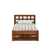 Simons Solid Sheesham Wood Single Trundle Bed - 3 Years Warranty
