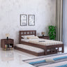 Simons Solid Sheesham Wood Single Trundle Bed - 3 Years Warranty