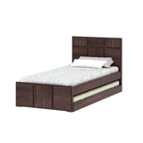 Scott Solid Sheesham Wood Single Trundle Bed Without Storage - 3 years Warranty