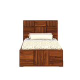 Scott Solid Sheesham Wood Single Trundle Bed Without Storage - 1 Year Warranty