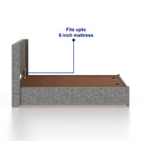 Louis Upholstered Box Storage Bed-3 Years Warranty(LUXE EDITION)