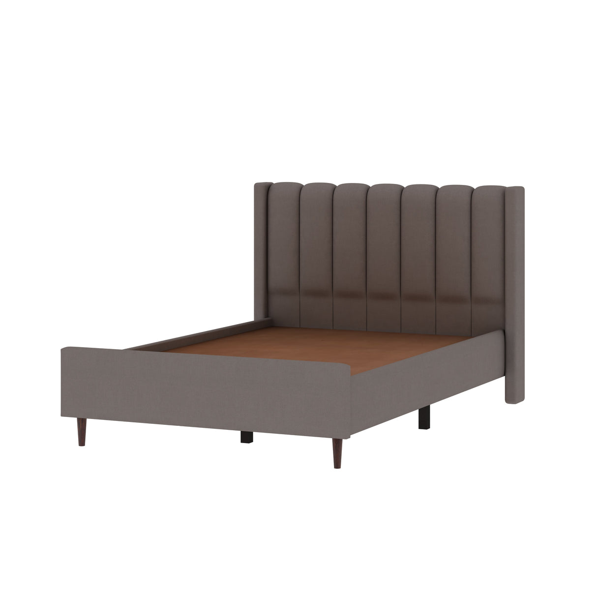 Emperor Single Size Upholstered Bed 4 Feet Without Storage-3 years Warranty(LUXE EDTION)