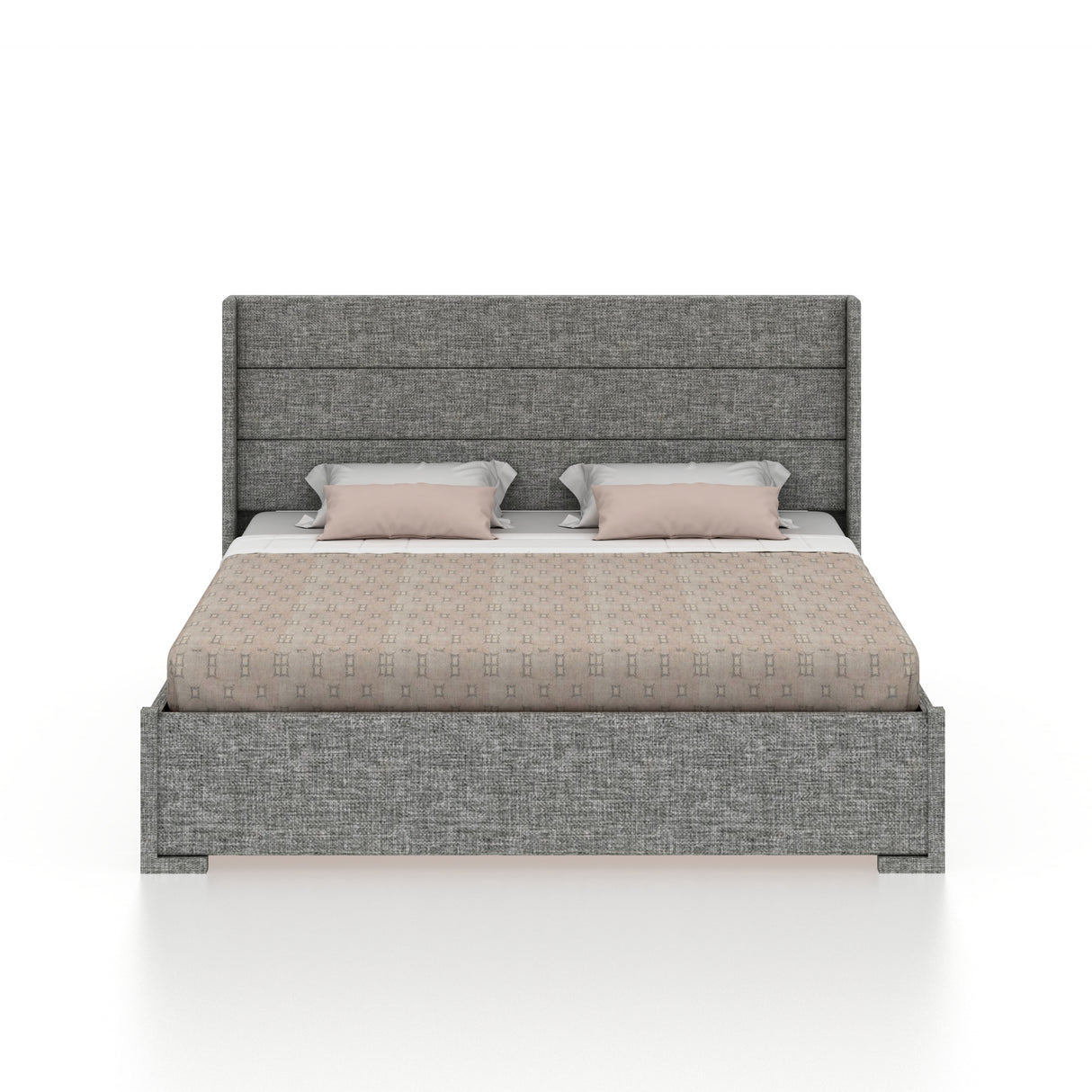 Louis Upholstered Box Storage Bed-3 Years Warranty(LUXE EDITION)