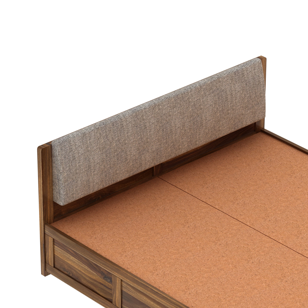 Boston Solid Sheesham Wood Bed With Box Storage - 3 years Warranty