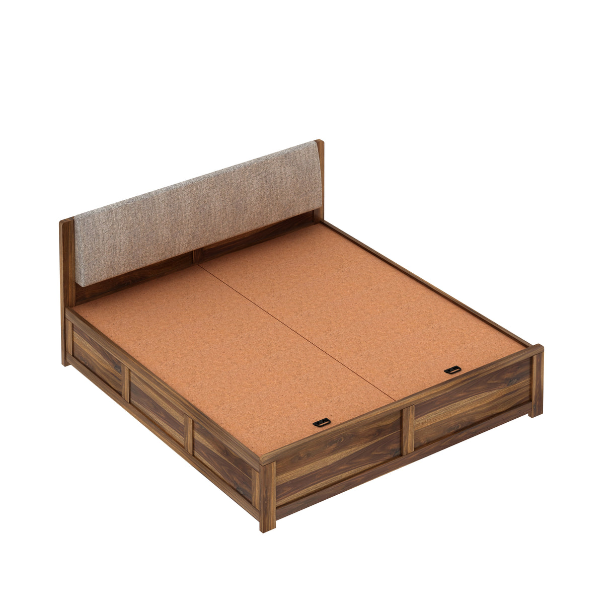 Boston Solid Sheesham Wood Bed With Box Storage - 3 years Warranty