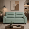 VALENTINO Three Seater Upholstered Sofa Leatherette - 12 Months Warranty - OASIS