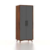 Robert Solid Sheesham Wood Wardrobe With Two Doors 3 Years warranty