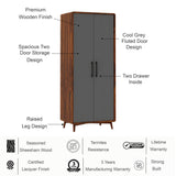 Robert Solid Sheesham Wood Wardrobe With Two Doors 3 Years warranty