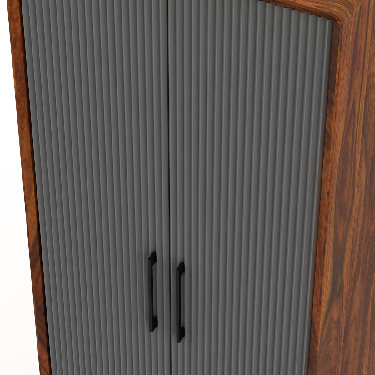 Robert Solid Sheesham Wood Wardrobe With Two Doors 3 Years warranty