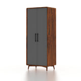 Robert Solid Sheesham Wood Wardrobe With Two Doors 3 Years warranty