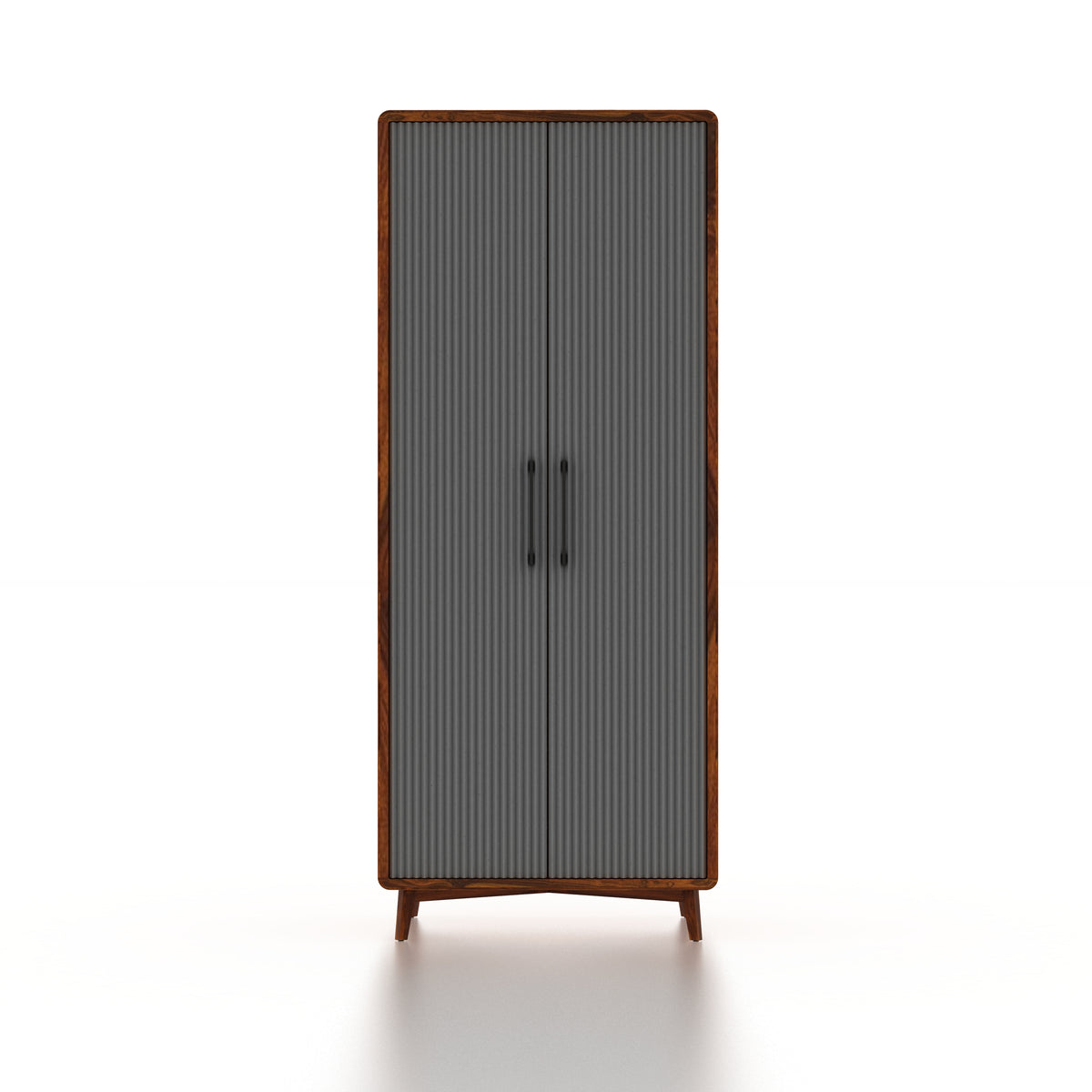 Robert Solid Sheesham Wood Wardrobe With Two Doors 3 Years warranty
