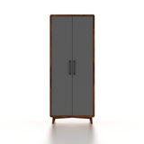 Robert Solid Sheesham Wood Wardrobe With Two Doors 3 Years warranty