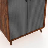 Robert Solid Sheesham Wood Wardrobe With Two Doors 3 Years warranty