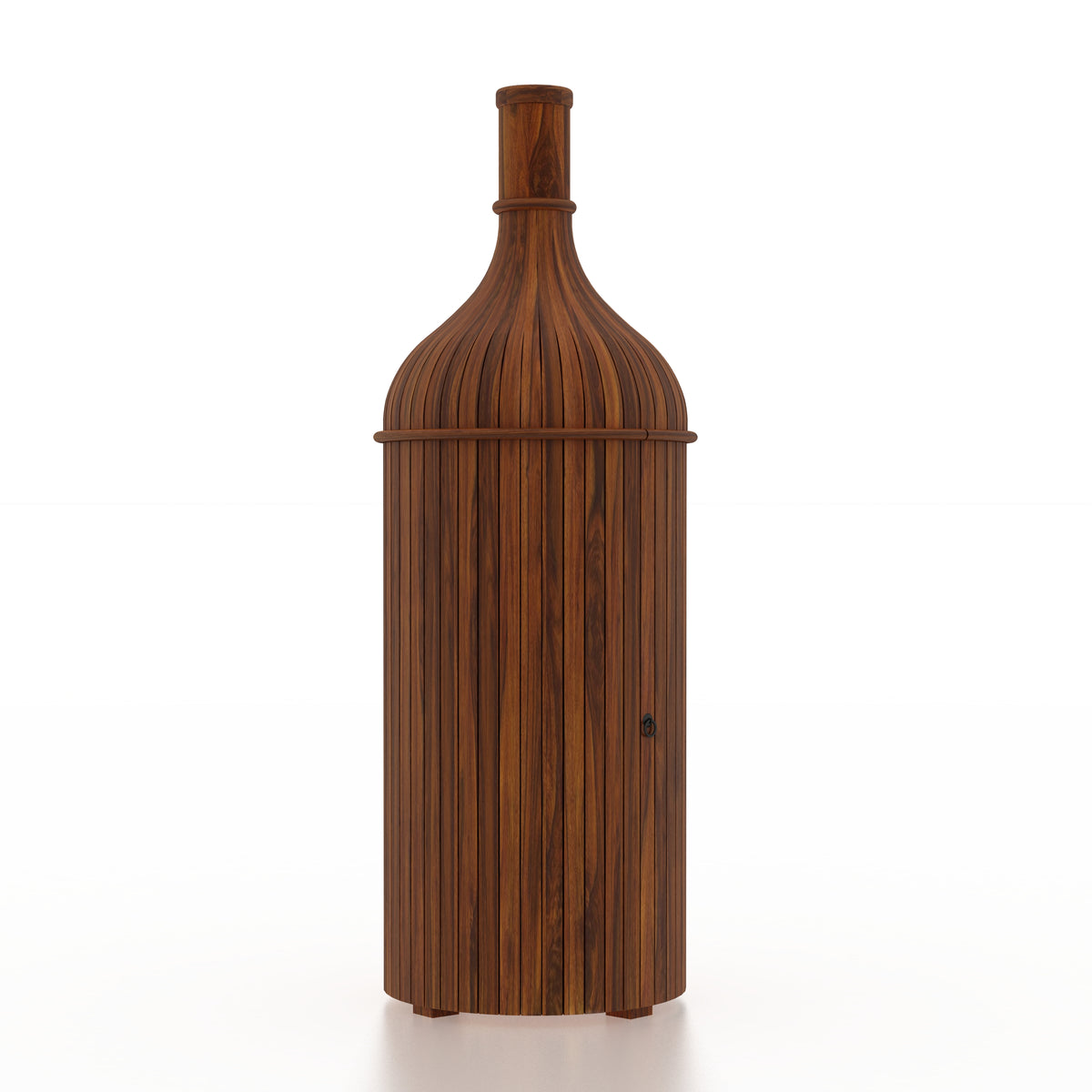 Cellar Solid Sheesham Wood Bottle Bar Cabinet - 3 Years Warranty