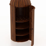 Cellar Solid Sheesham Wood Bottle Bar Cabinet - 3 Years Warranty