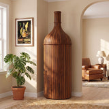 Cellar Solid Sheesham Wood Bottle Bar Cabinet - 3 Years Warranty
