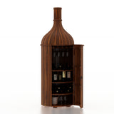 Cellar Solid Sheesham Wood Bottle Bar Cabinet - 3 Years Warranty