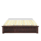 Armania Solid Sheesham Wood Bed With Hydraulic Storage Without Headboard - 3 years Warranty