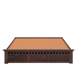 Armania Solid Sheesham Wood Bed With Hydraulic Storage Without Headboard - 3 years Warranty